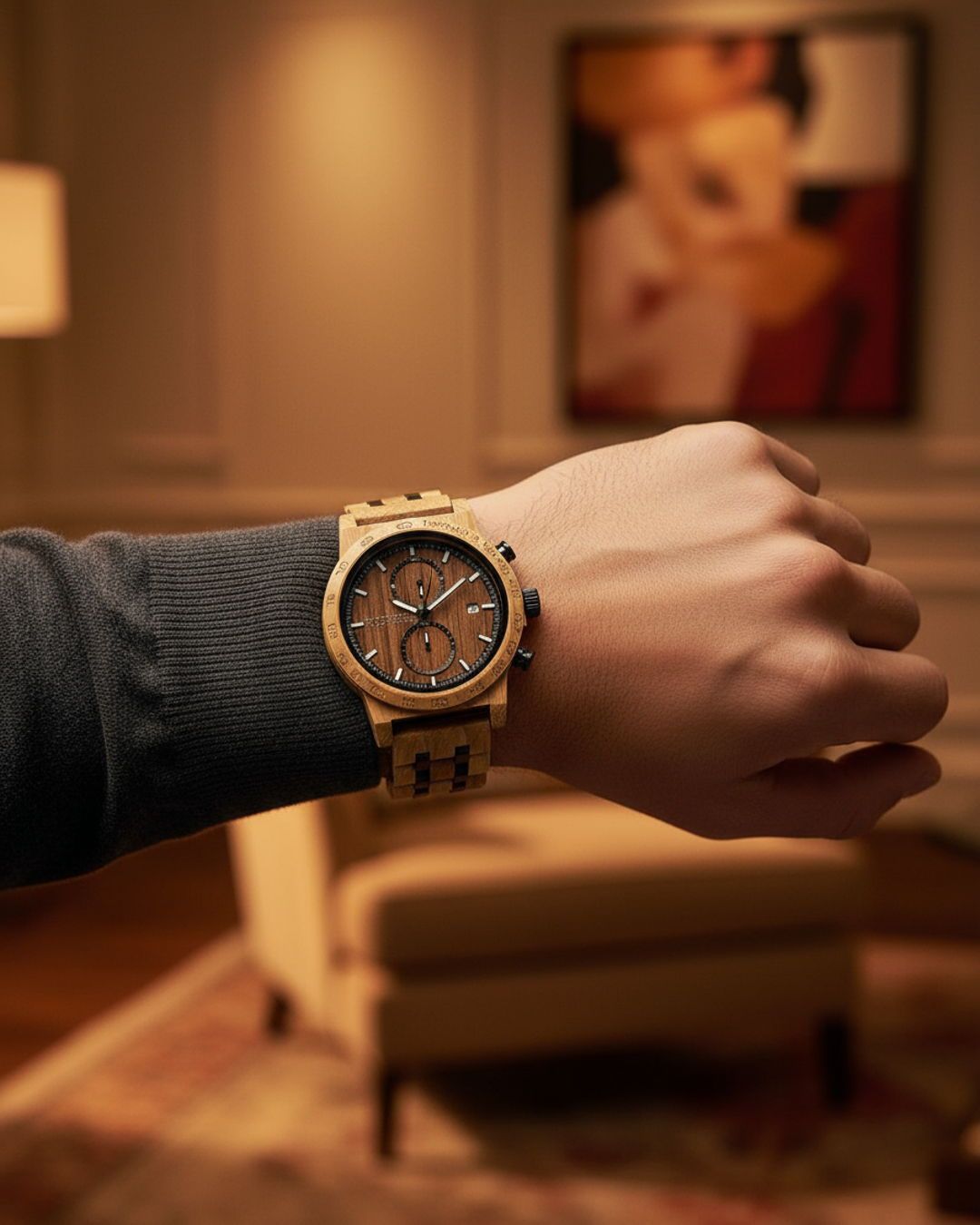 ساعات خشبية