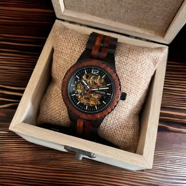 ⁦ريد ساعة خشبية ستايل - نسائي⁩ - الصورة ⁦1⁩