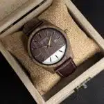⁦براون كلاسيك ليذر - رجالي⁩ - الصورة ⁦4⁩
