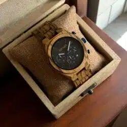 ساعة زيبرا كلاسيك بانيوود الخشبية